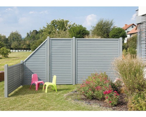 Konsta Diamond deelelement 90 x 180 cm lichtgrijs