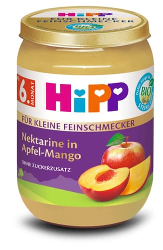 HiPP Nektarine in Apfel-Mango ab 6. Monat