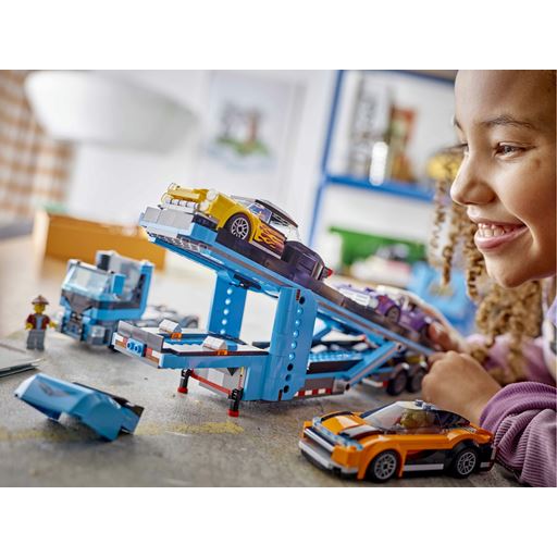 LEGO City Biltransport Med Sportsvogne - 60408