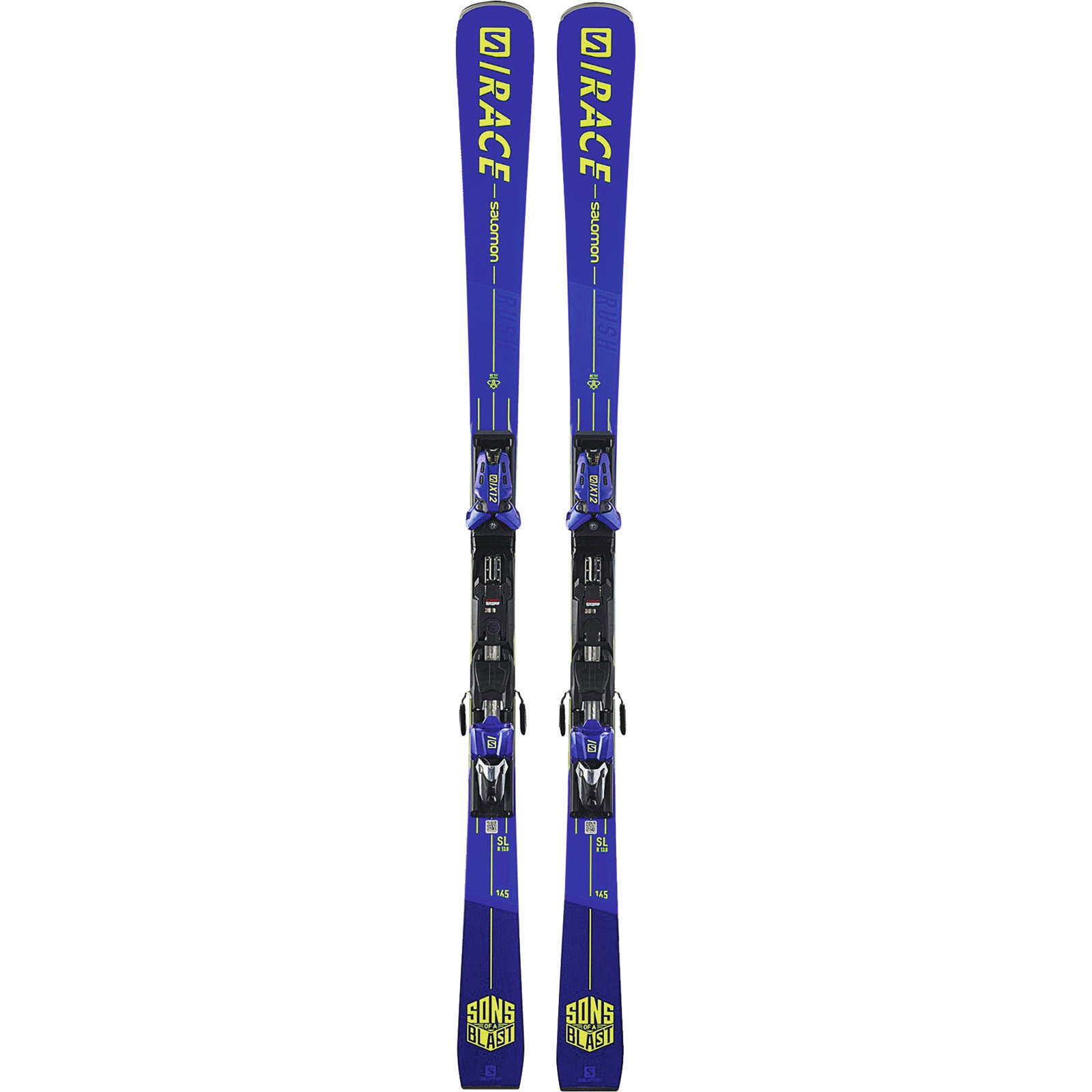 Ski-Set Salomon X S/RACE RUSH SL inkl. X12 165 cm