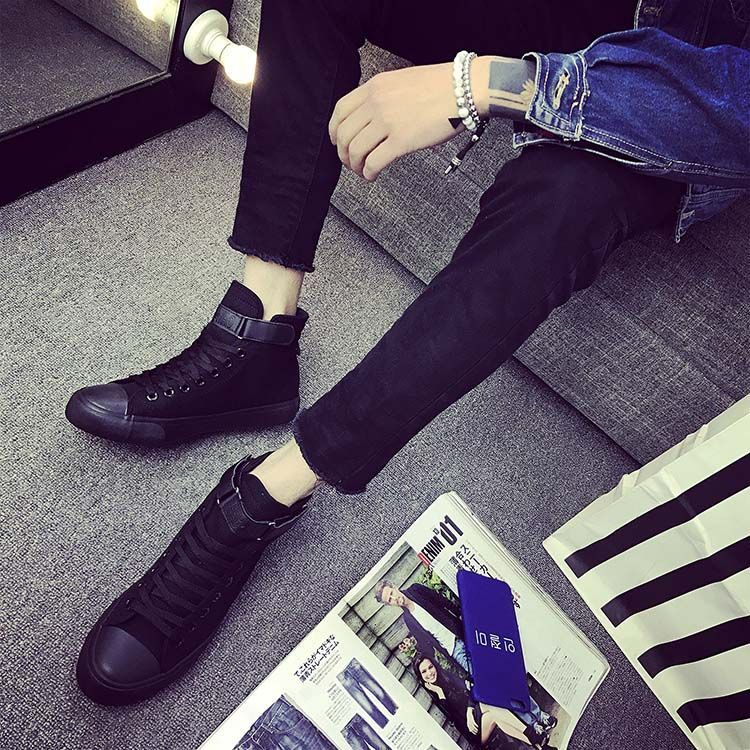 Solejoy - Canvas High-Top Sneakers