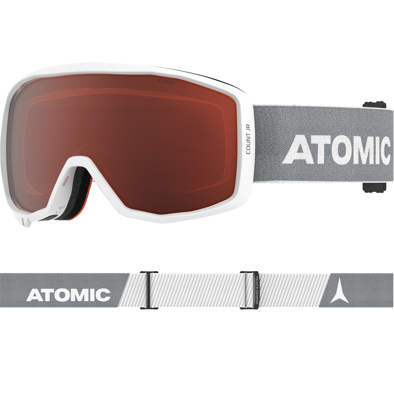 Atomic Count JR Orange white/light grey | Atomic Skibrillen | Atomic | A | MARKEN | XSPO