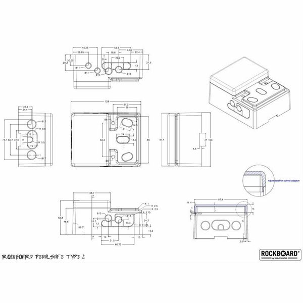Rockboard Pedalsafe Type C