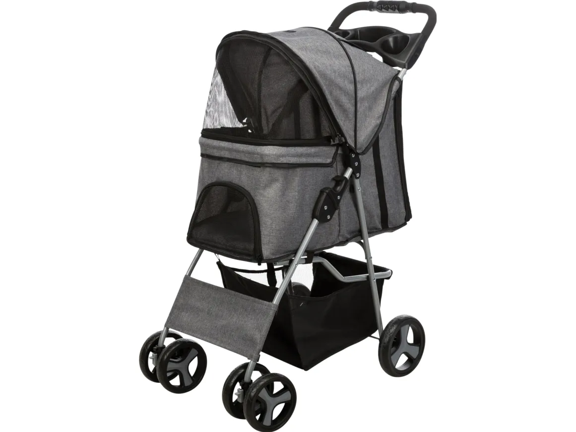 Trixie Buggy, 47 × 100 × 80 cm, 4.9 kg, grå
