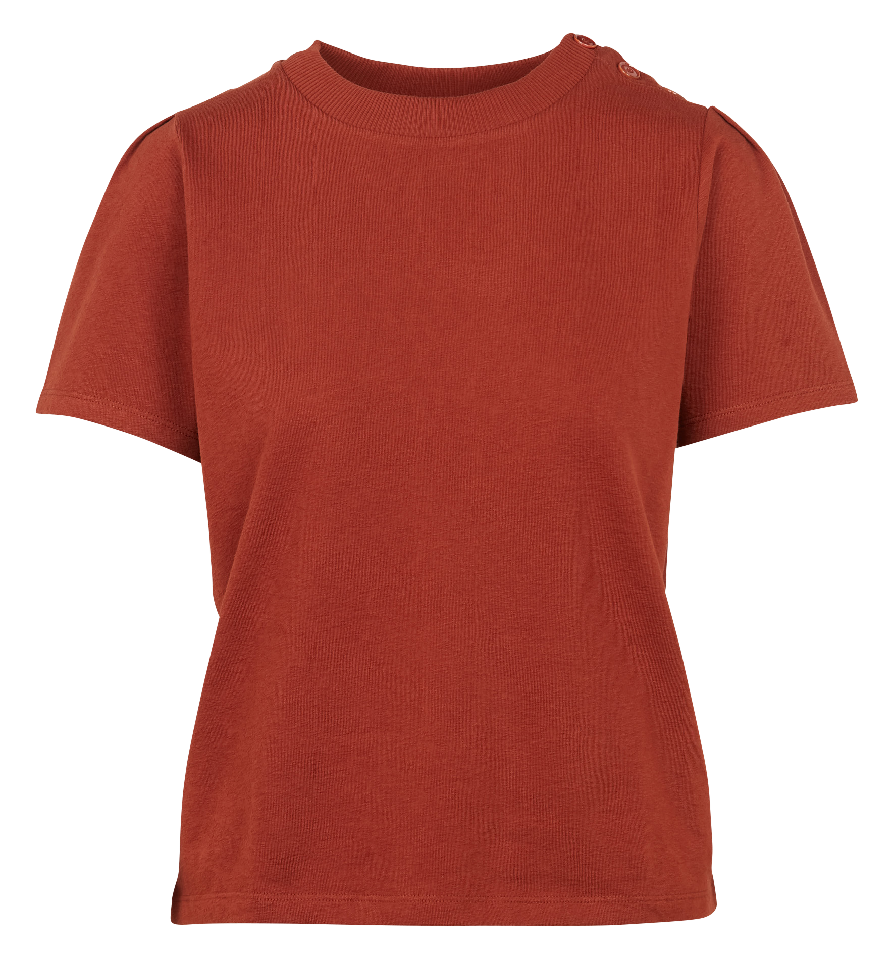 ALEY - T-shirt manches courtes en coton | Rouge