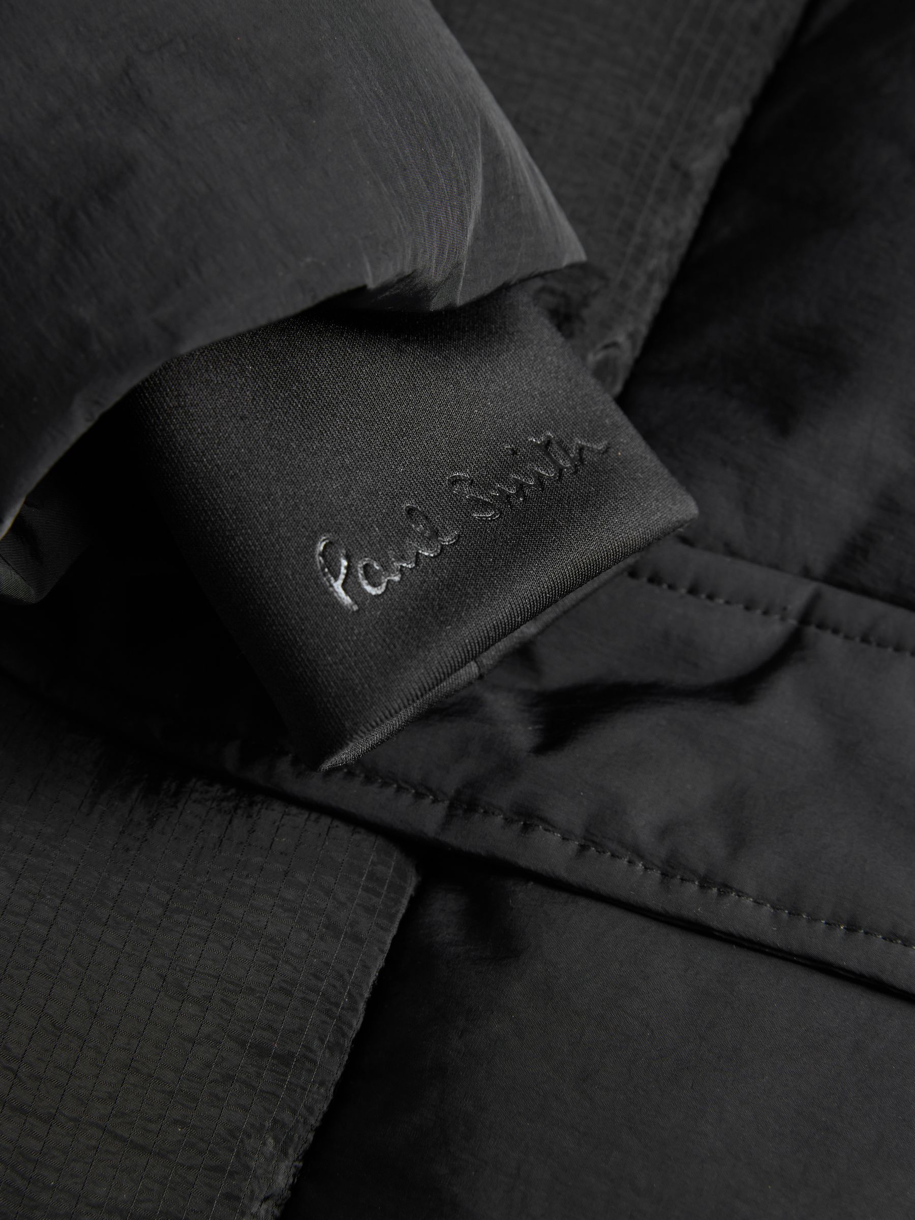 Paul Smith Junior Shower Resistant Black Padded Coat