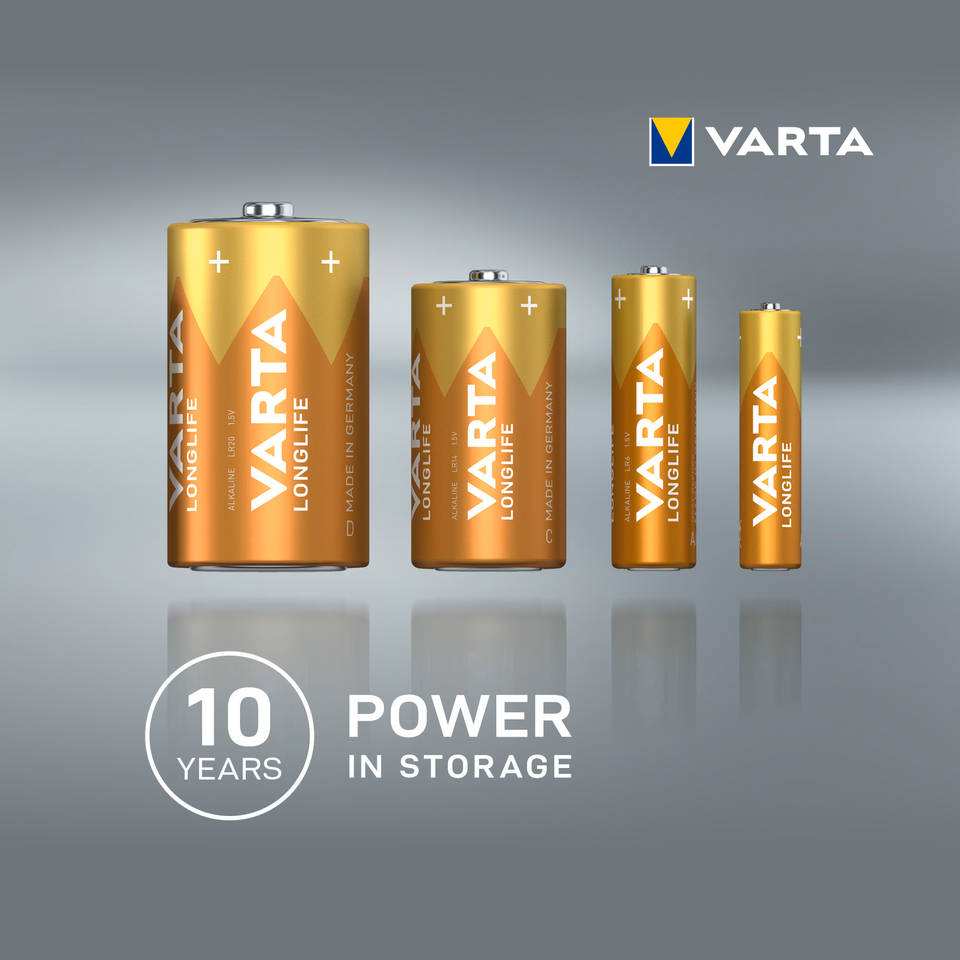 VARTA Longlife D Blister batterijen 2-delig