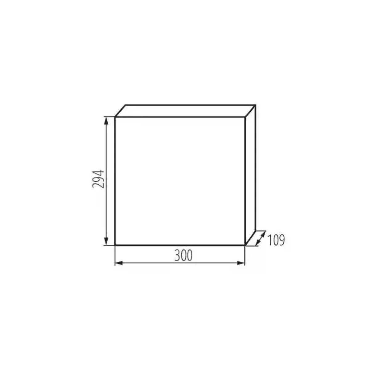 Kanlux Tableau Électrique Blanc 2x12P