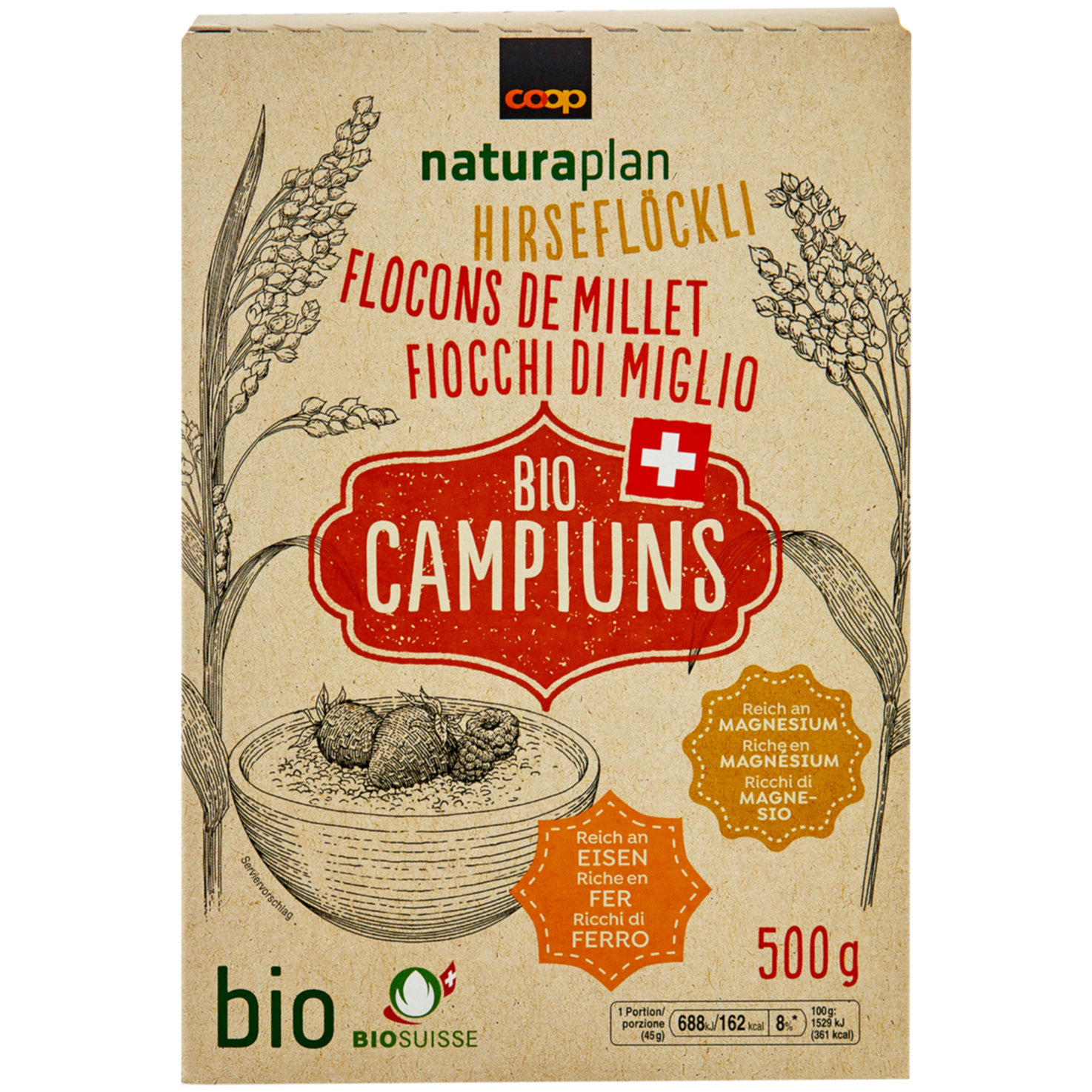 Naturaplan Bio Hirseflocken