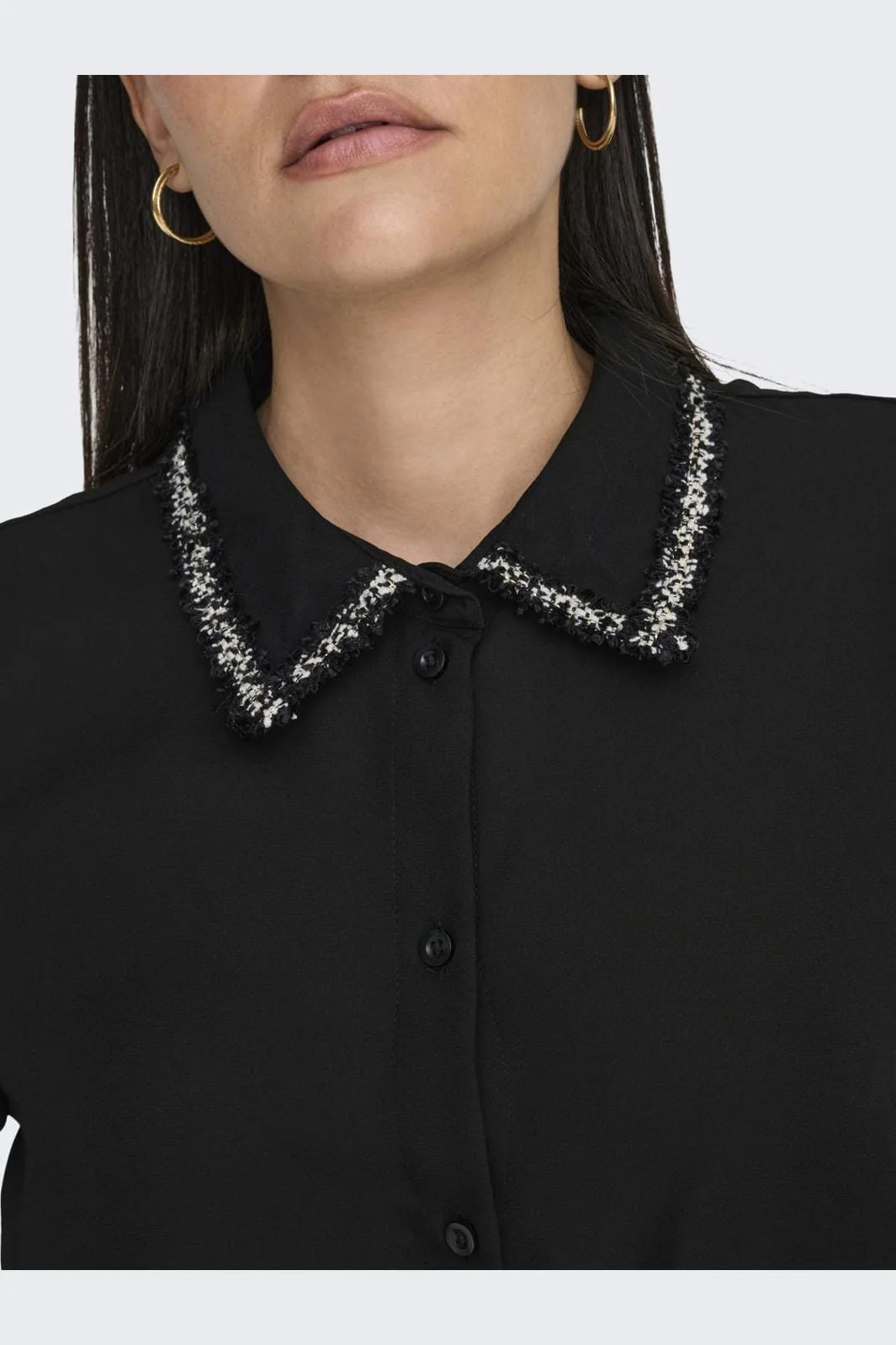 JDY JDYaya L/S Detail Shirt 4638940 black