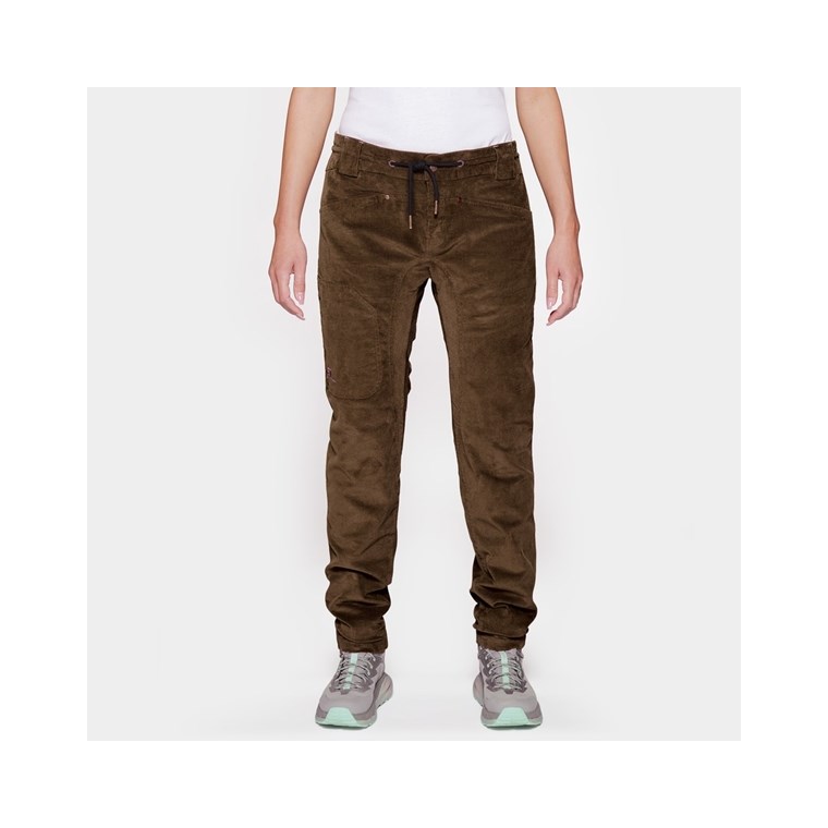 Elevenate W Après Cord Pants Shiitake Brown
