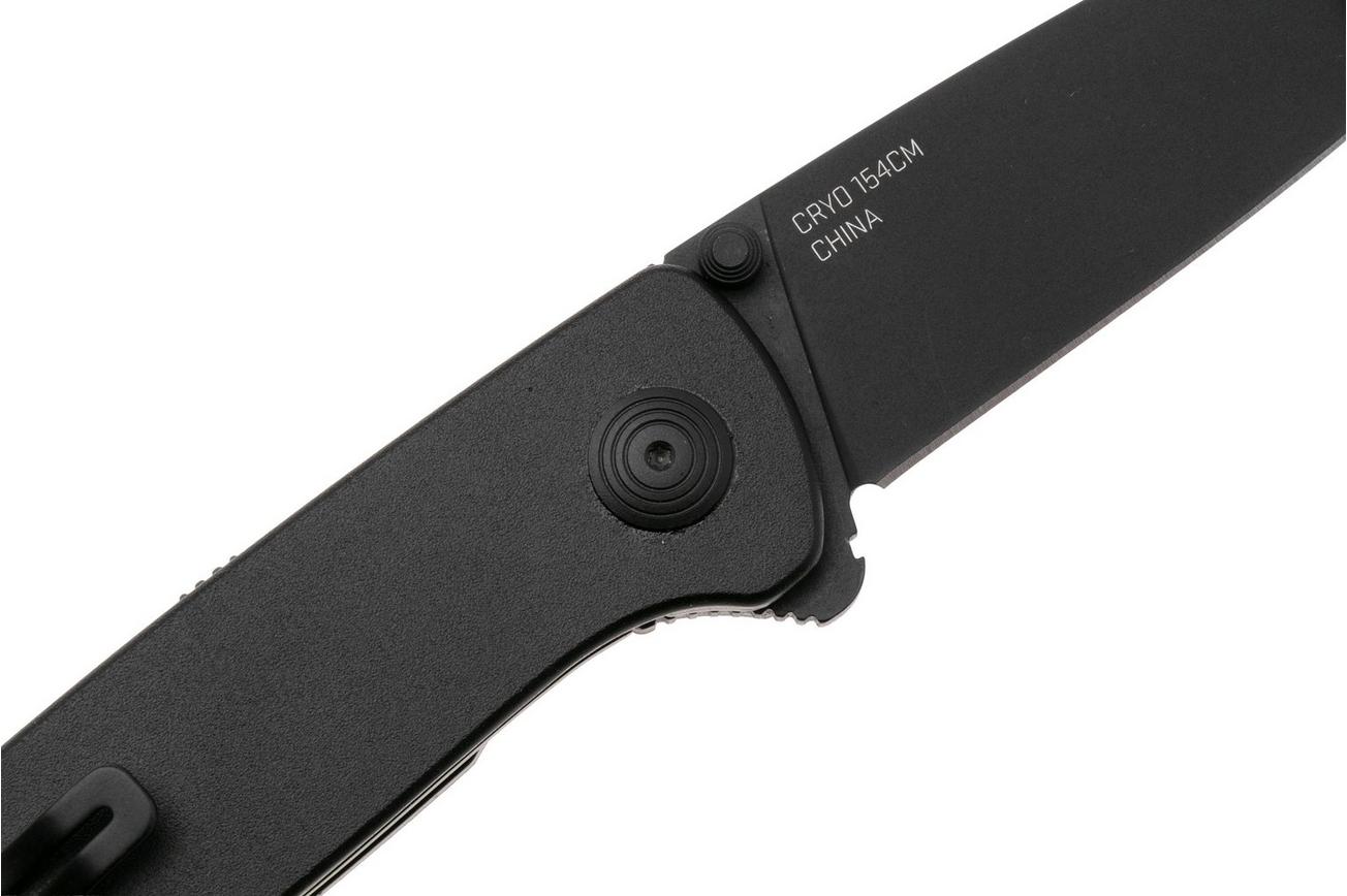 SOG Twitch III 11-15-01-43, Black 154CM, Blackout Aluminum zakmes