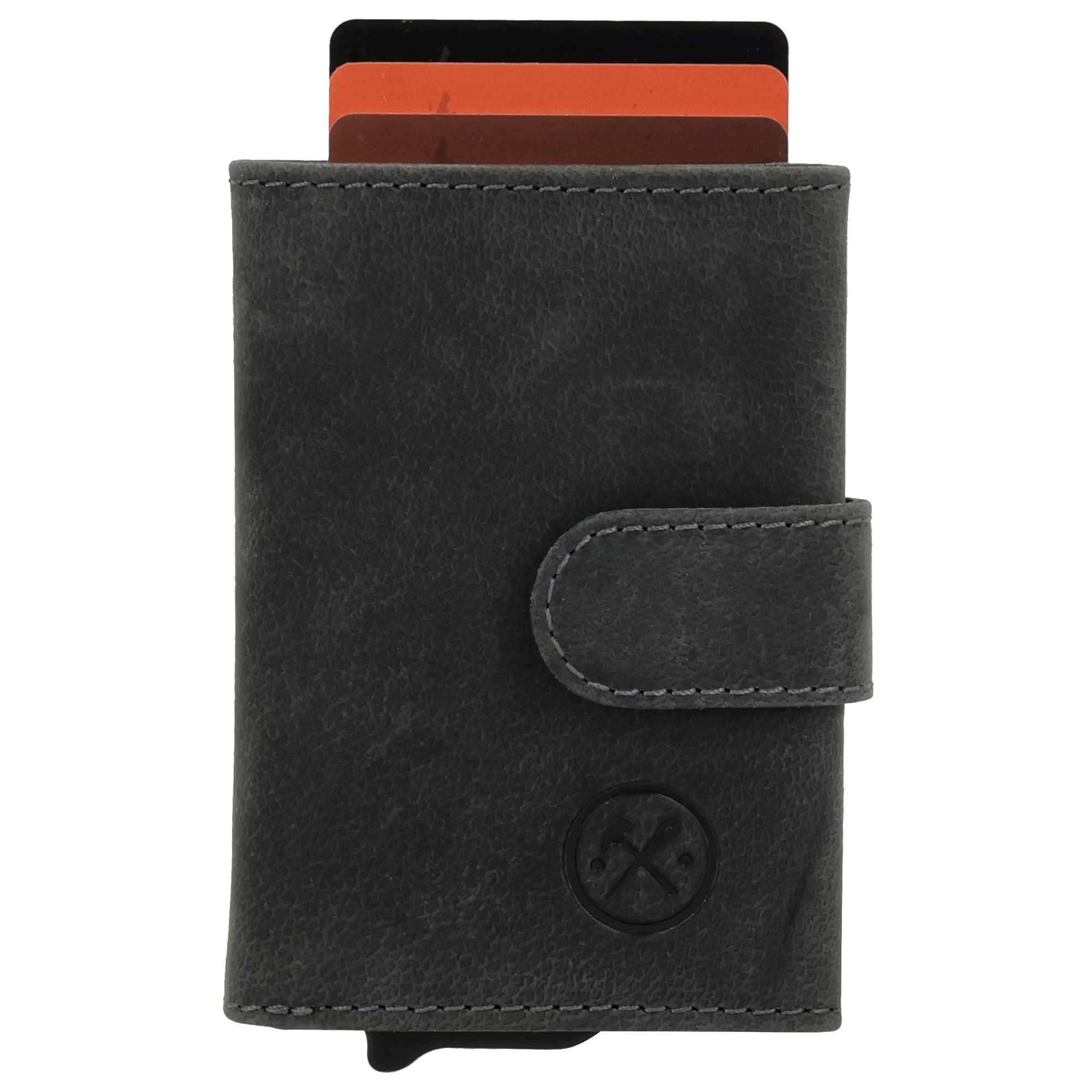 Hide & Stitches Idaho Assorti Safety Wallet Zwart