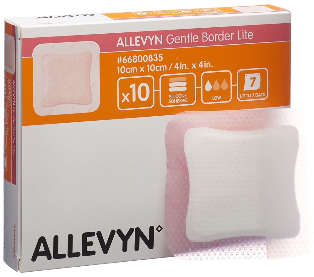 ALLEVYN 10x10cm 10 Stk<br>10 Stück, 10x10cm