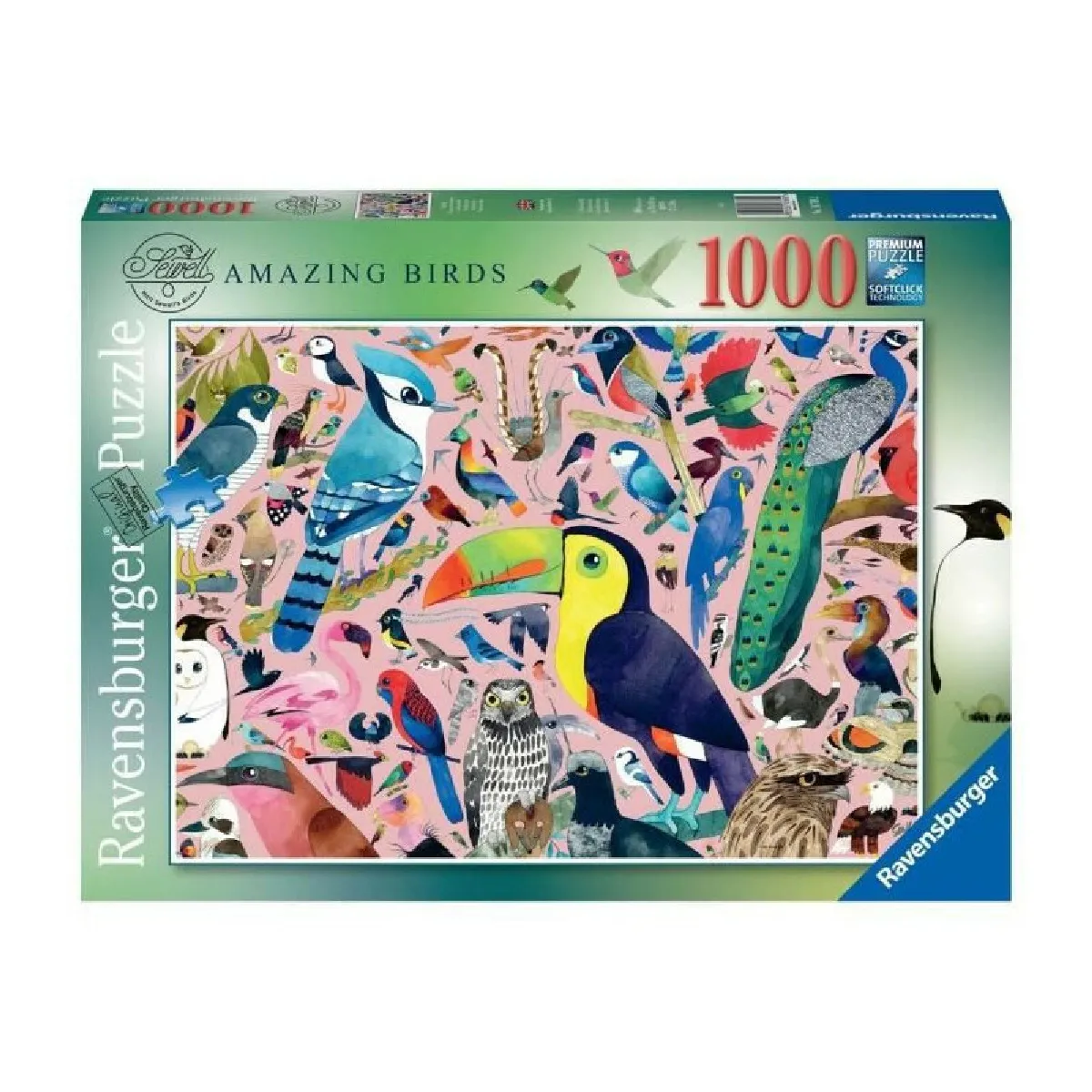 RAVENSBURGER - Oiseaux extraordinaires 1000 pièces