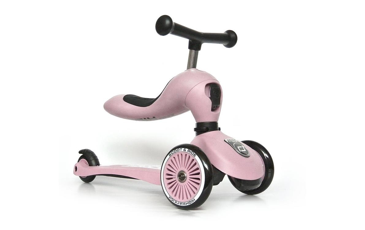Scooter Highwaykick 1 RosaScooter mit Sitz