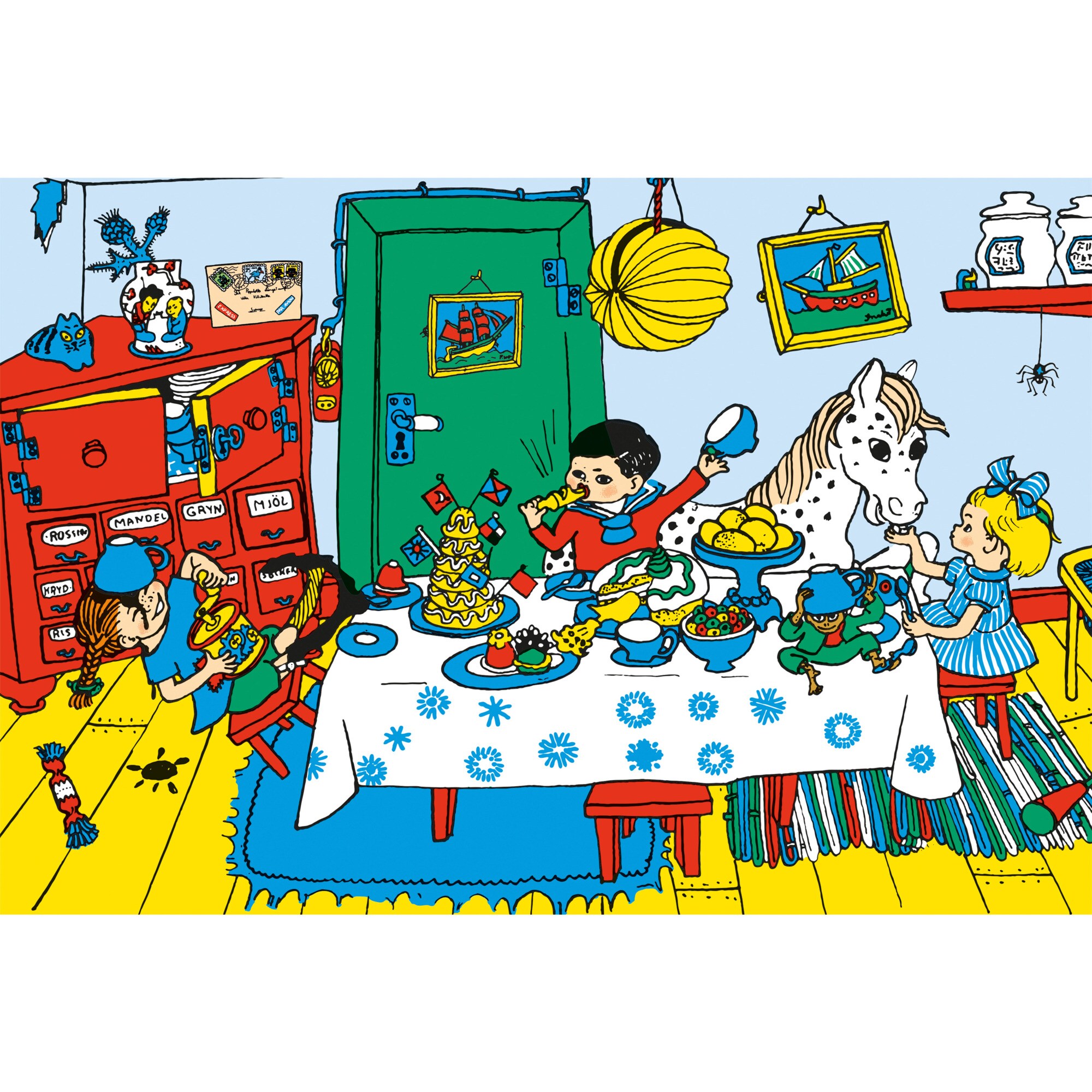 Schmidt Spiele Puzzle Kaffeekränzchen mit Pippi