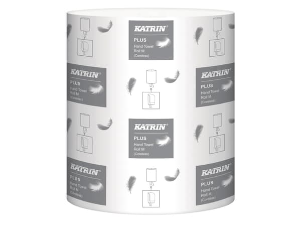 Håndklædepapir Katrin® 475355 Plus M Coreless, pakke a 6 stk.
