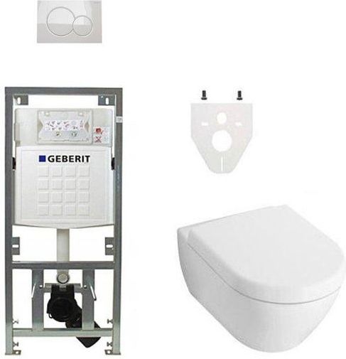 Villeroy Boch - Subway 2.0 - Toiletset - Wit - Softclose