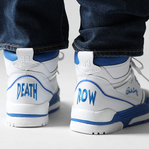 Baskets Center x Death Row Records 1BM01326 White Royal Blue