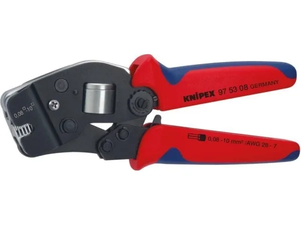 Knipex 97 53 08, Stål, Blå, Rød, 190 mm, 477 g