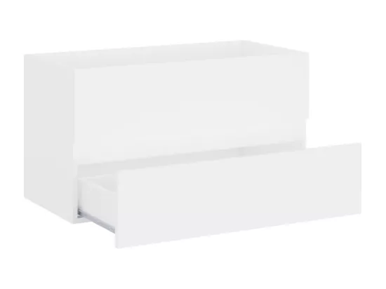 Armoire d'évier avec lavabo intégré blanc bois d'ingénierie