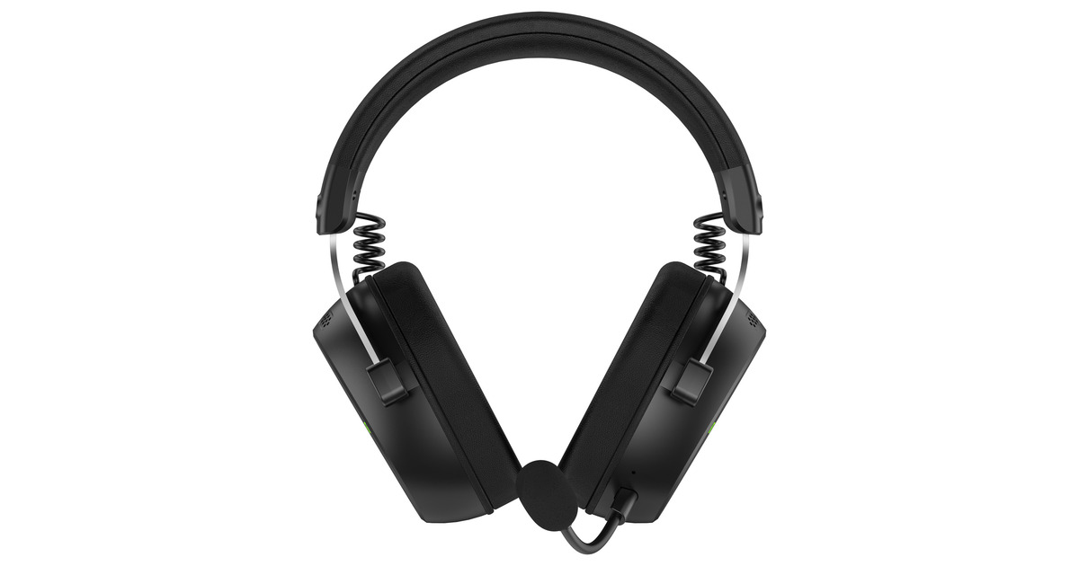 HatorHypergang 3 Wireless over-ear gaming headset  (Zwart, RGB, 2.4GHz / Bluetooth / USB)