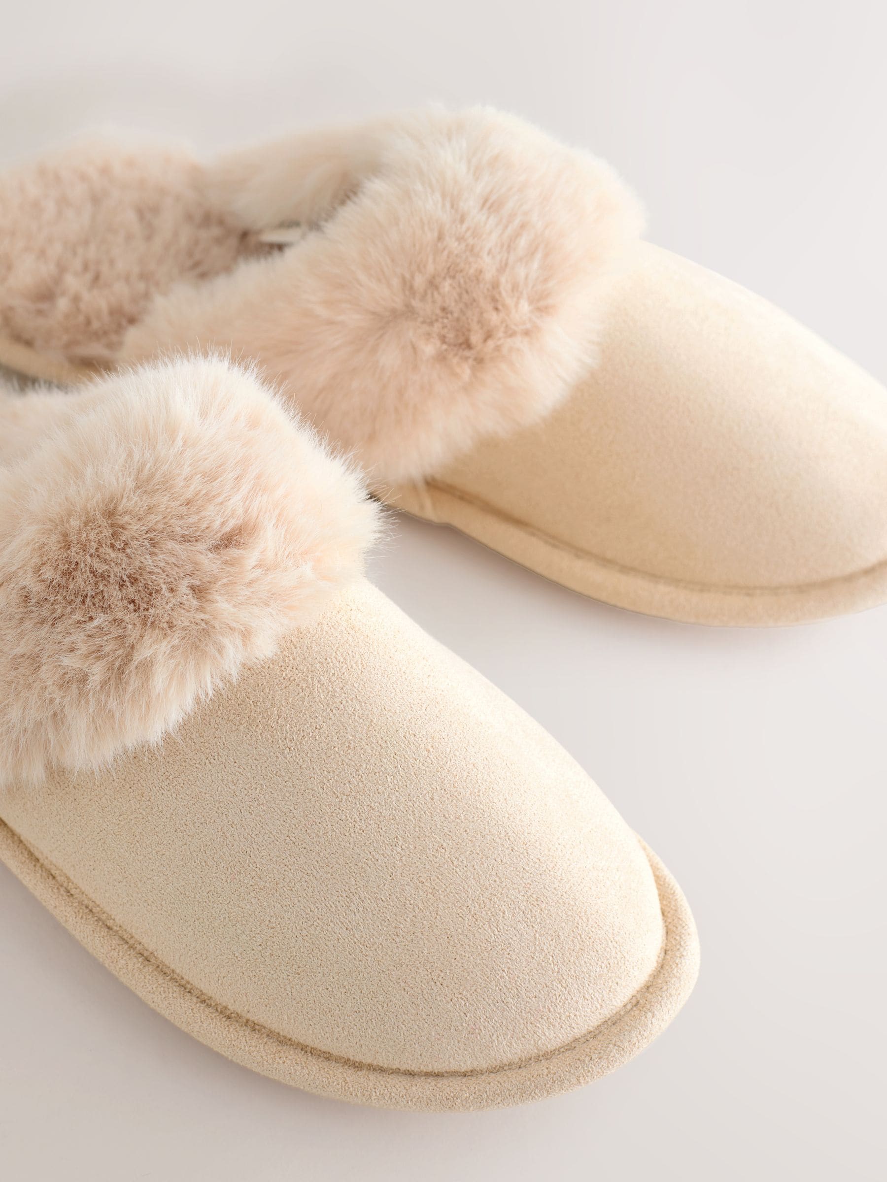 Zand - Faux Fur Suede Mule Slippers