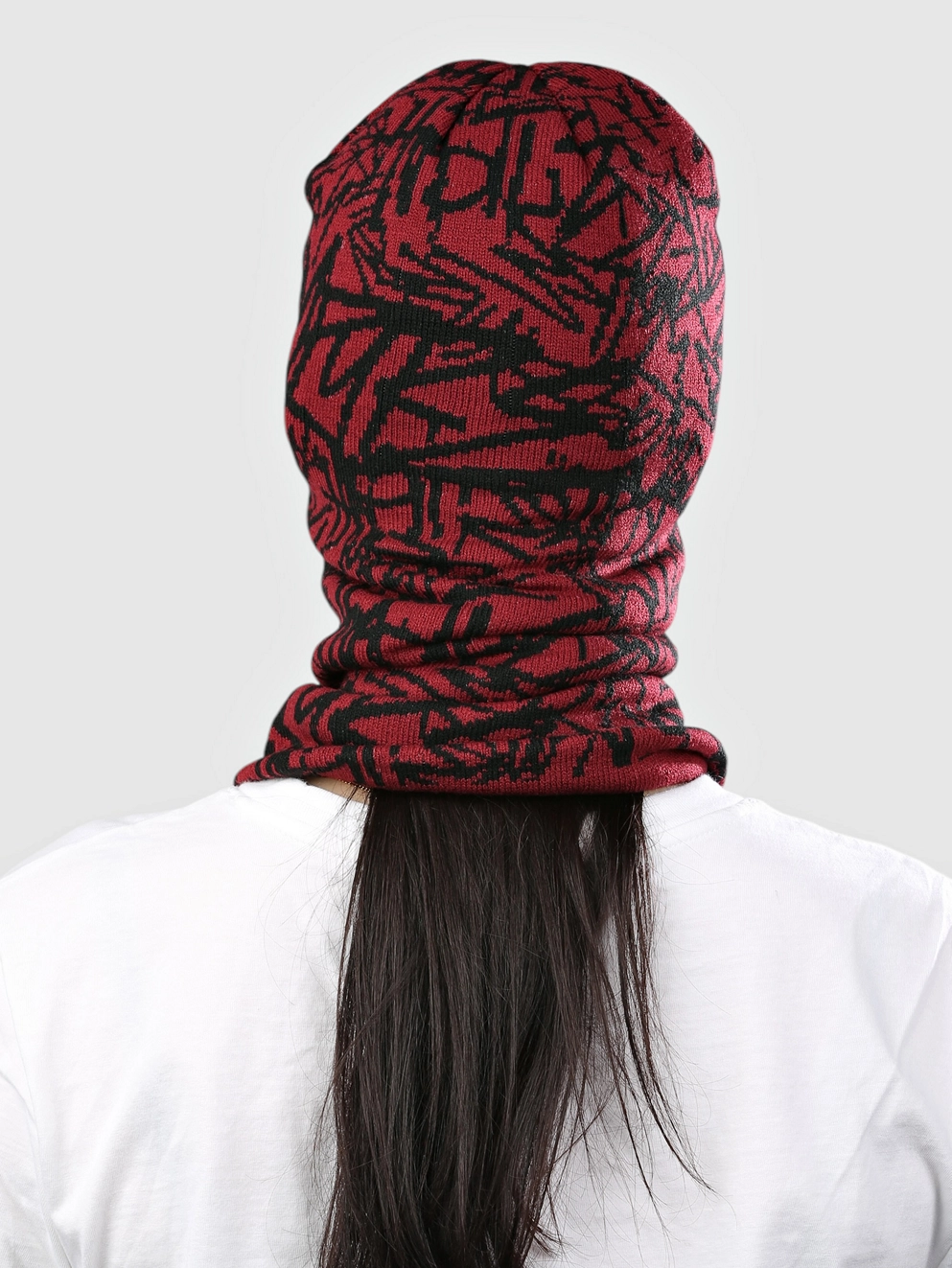 Empyre Scribbles Balaclava red