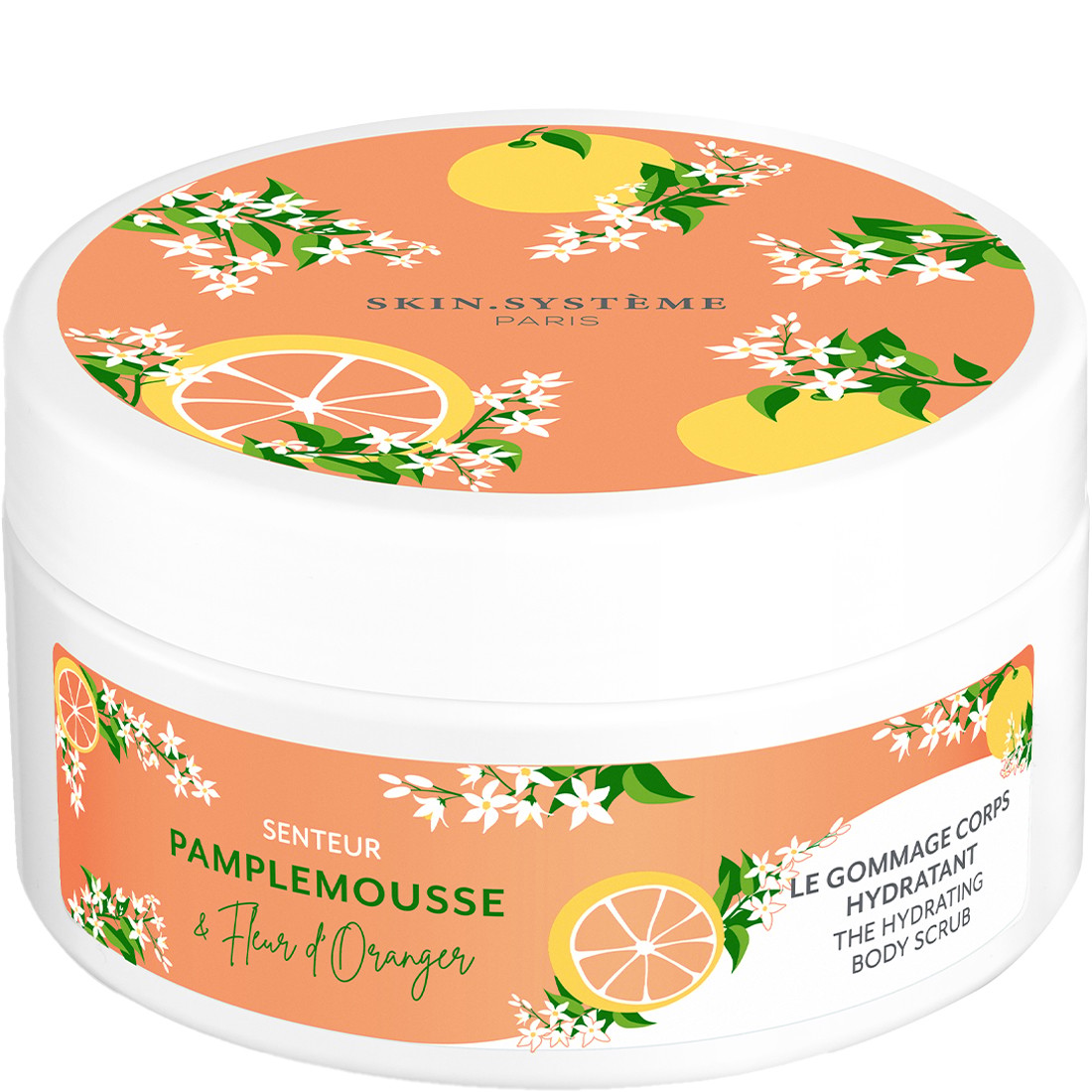 Gommage hydratant - Pamplemousse & fleur d'oranger - Corps - 220 ml