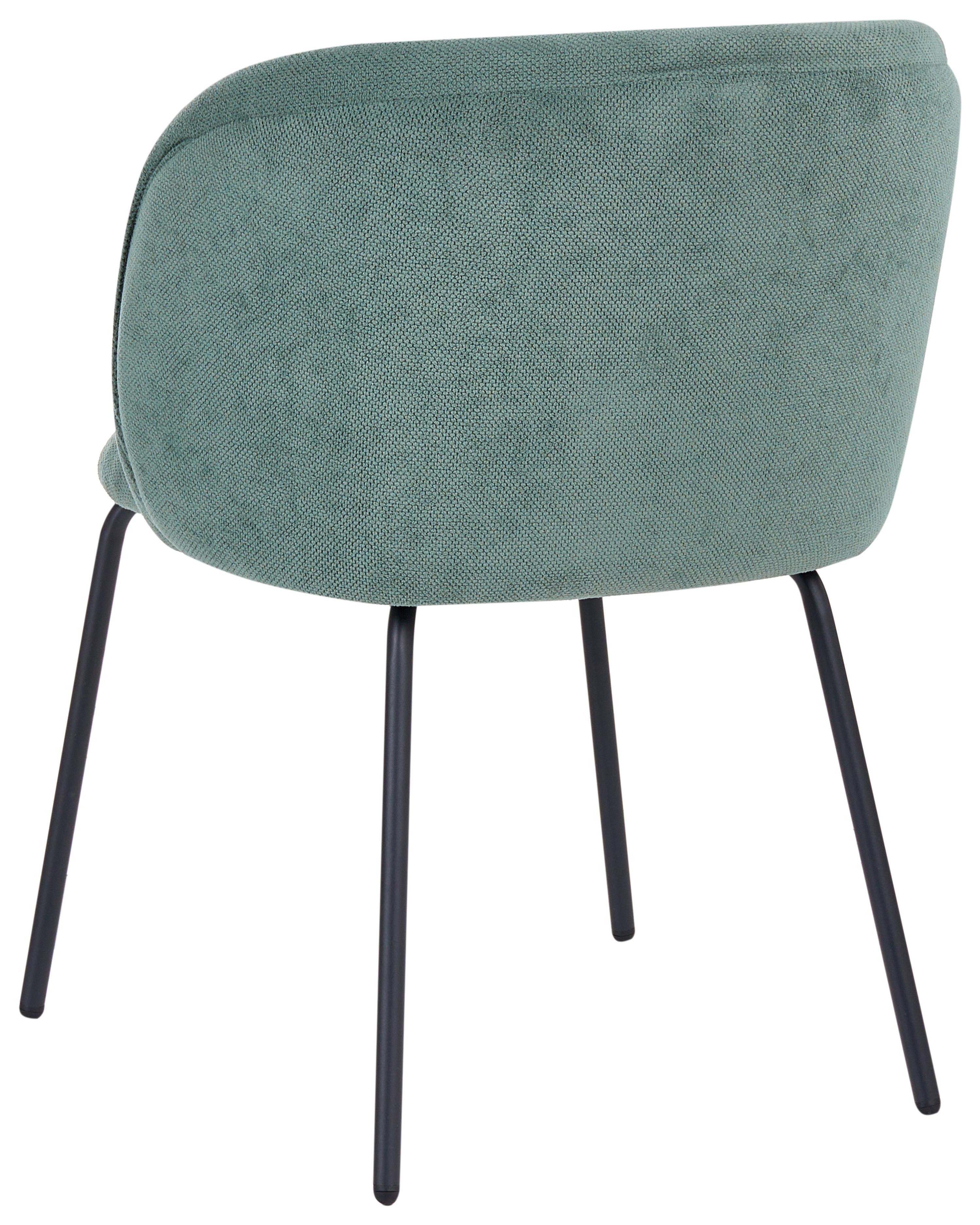Set van 2 eetkamerstoelen SARASOTA Stof Lichtgroen