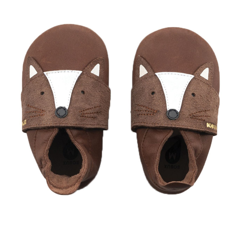 Bobux Bobux chaussons Foxy Chocolat