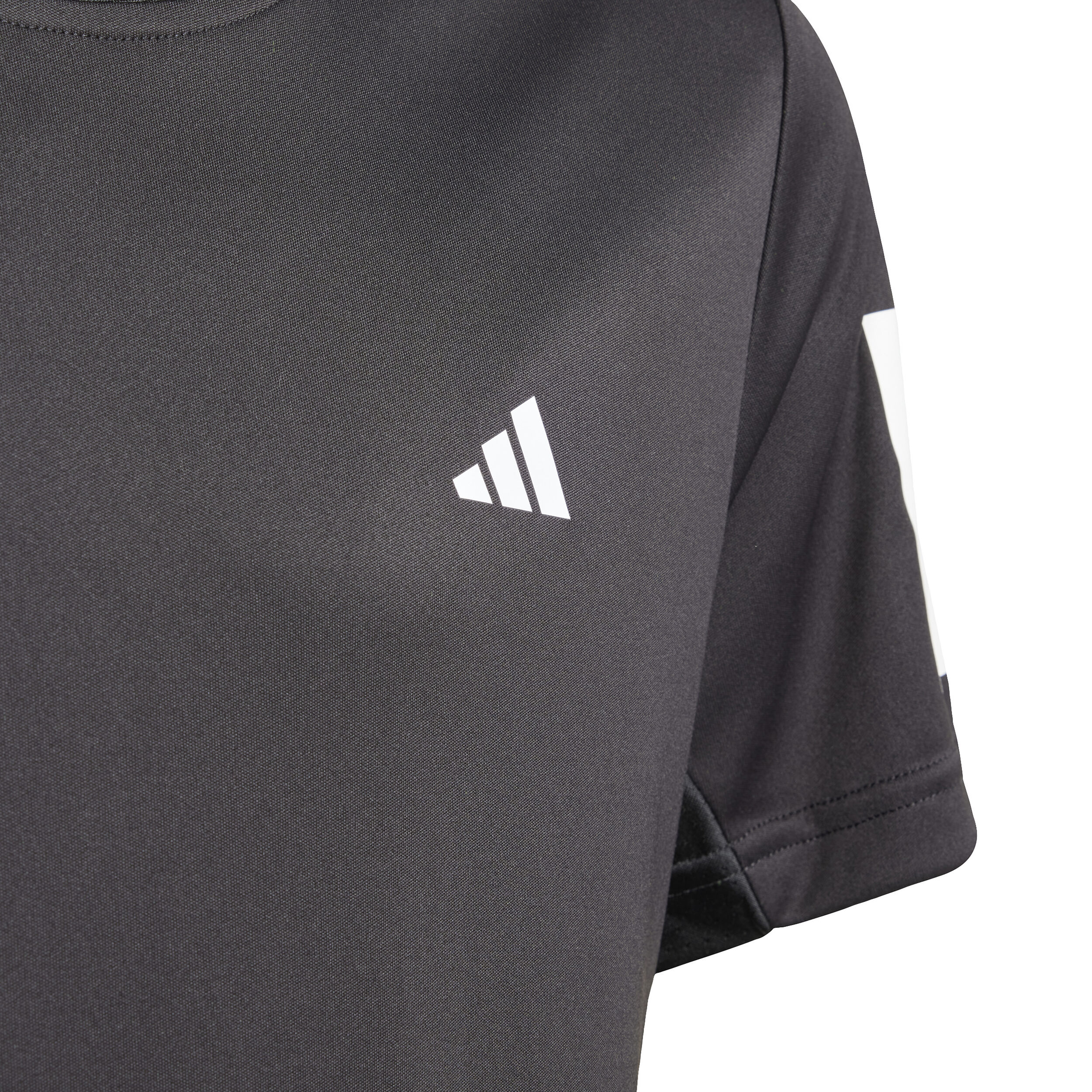 adidas Club 3 Stripes T-shirt Enfants - Noir