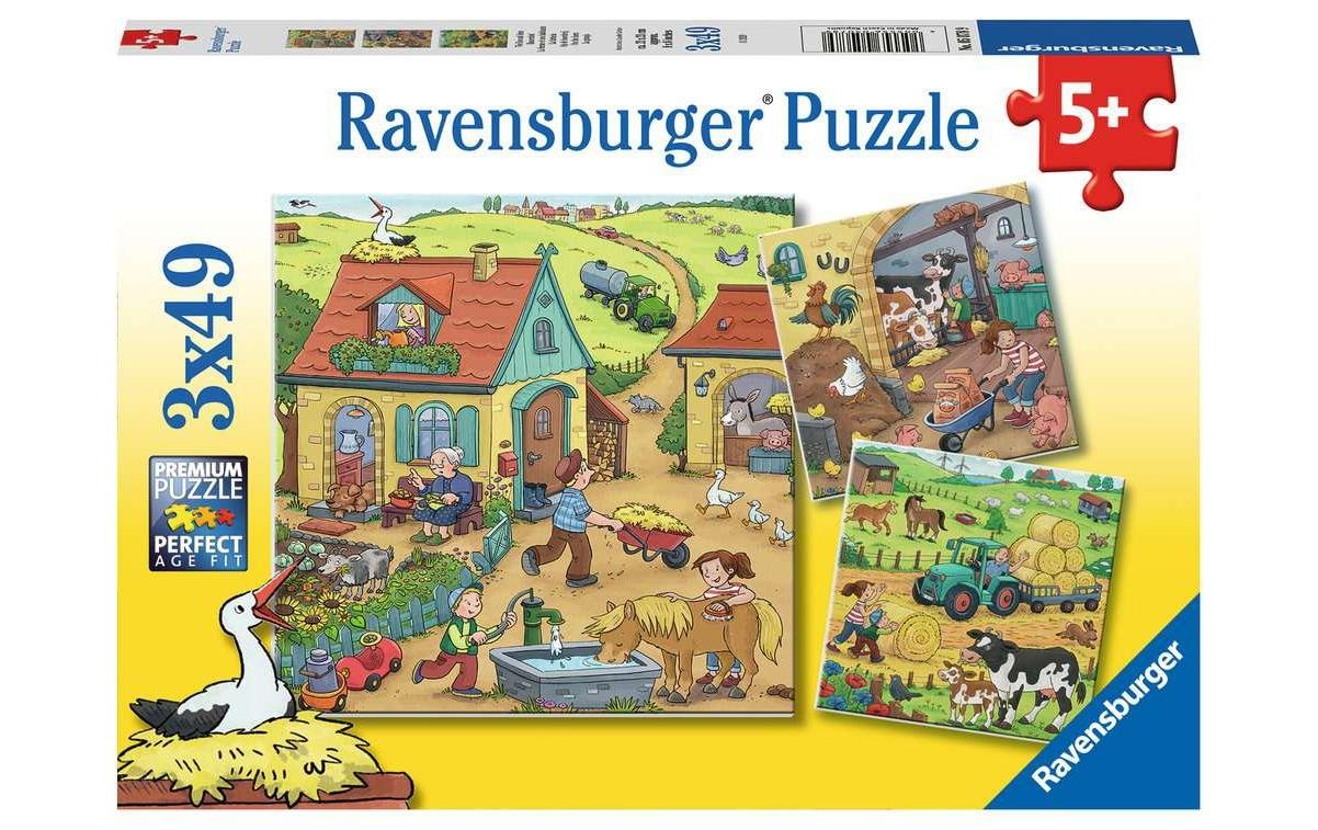 Ravensburger Puzzle »Viel los auf dem Bauernhof«