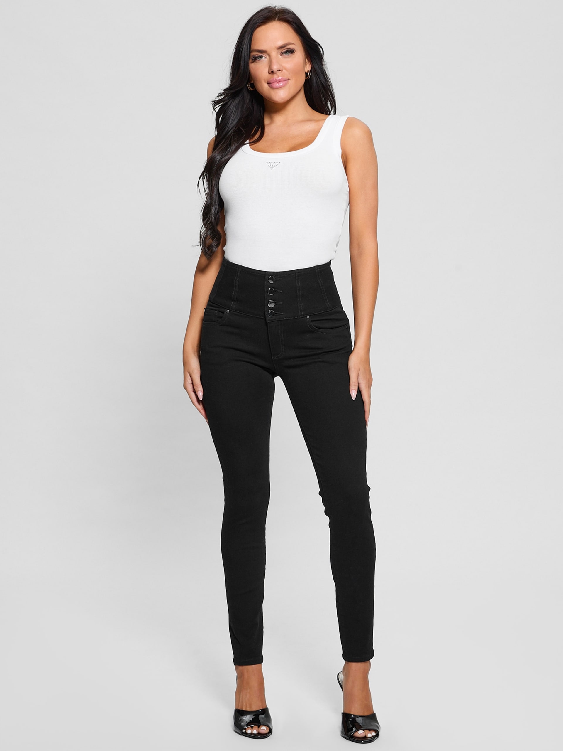 Calça jeans modeladora Eco Corset Shape-Up