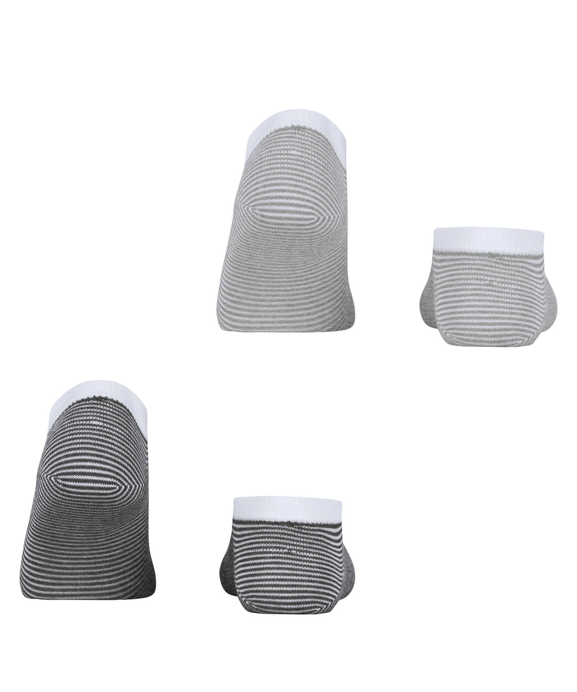 Esprit| Damen Sneakersocken Allover Stripe 2-Pack