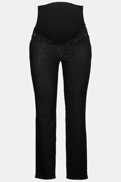 Bellieva-Jeans Sammy, Jerseyeinsatz, breiter Bund, GOTS, Biobaumwolle