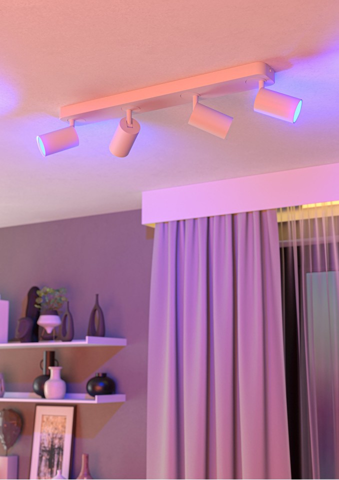 EGLO - Telimbela-Z spotskinne hvid - RGB + TW - Zigbee, Bluetooth