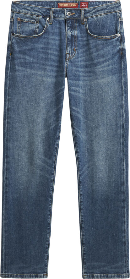 Superdry VINTAGE SLIM STRAIGHT JEANS Elkhorn mid blue