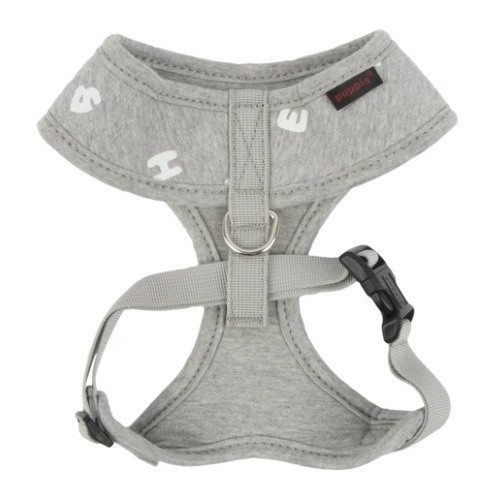 Coleira peitoral ergonômica Puppia Ibérica Algo Soft para cães, cinza