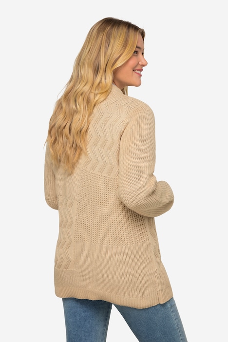 Pullover, Patch-Look