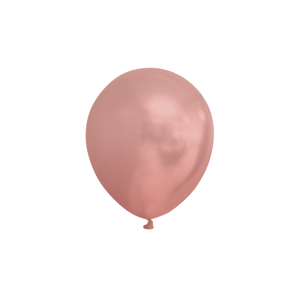 Rose Gouden Ballonnen Metallic 13cm 100st