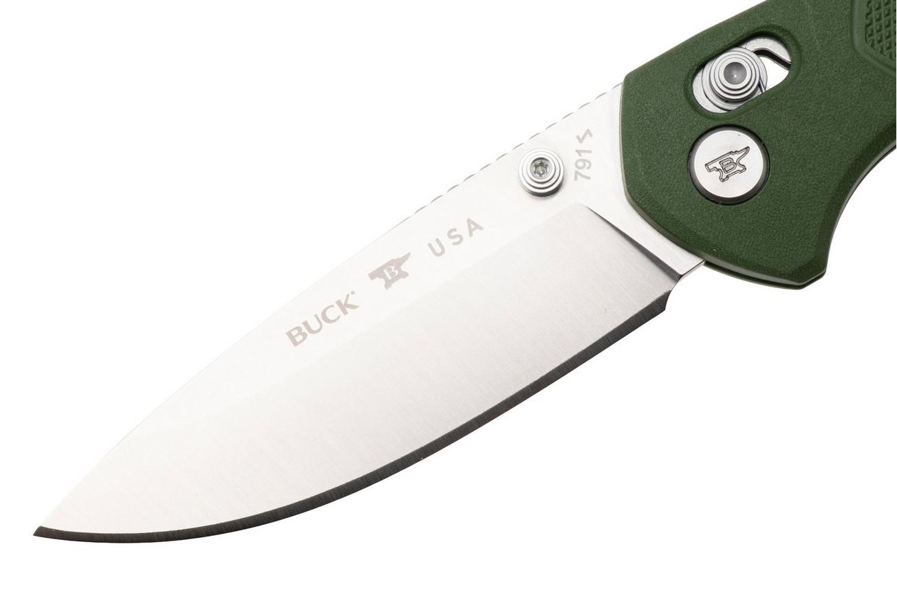 Buck 791 Range Pro 0791GRS1 Satin 154CM, Green FRN, zakmes