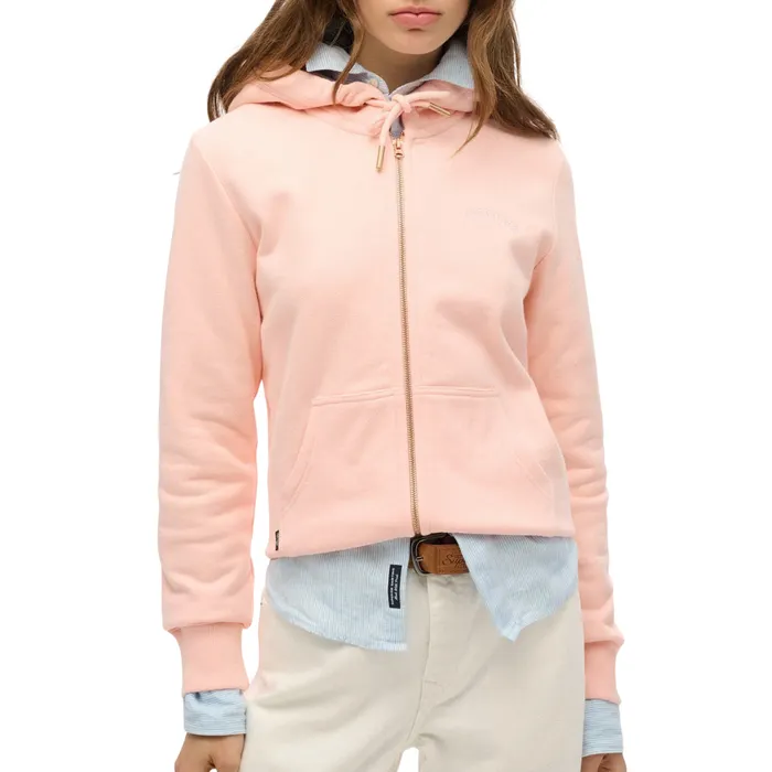 Superdry Essential Logo Zip Hooded Vest Dames