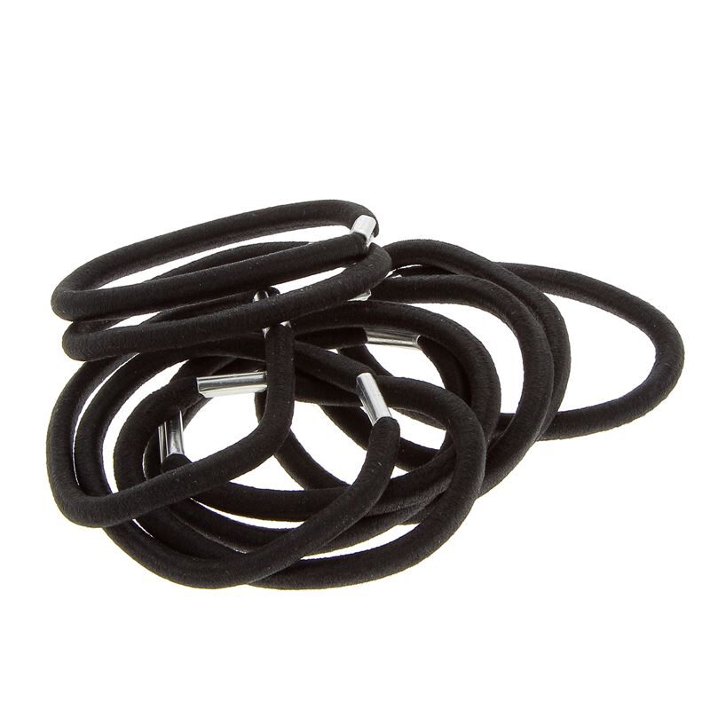 Elastiques métal noirs X 10