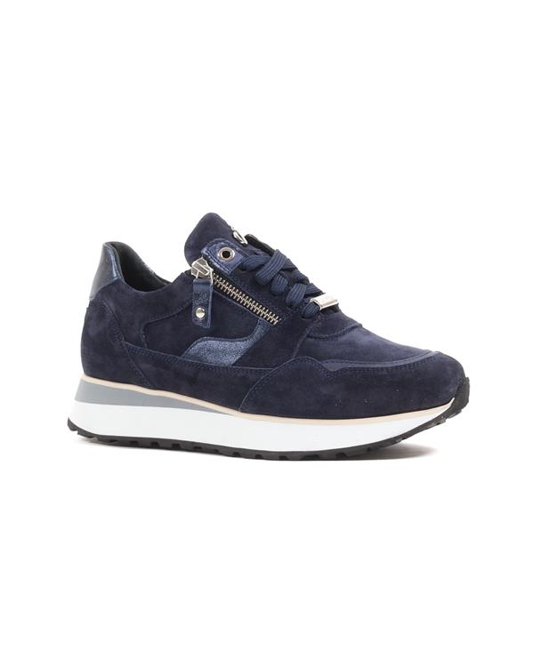 Footnotes 31.009 wijdte H SuedeDarkBlue(2091WijdteH)