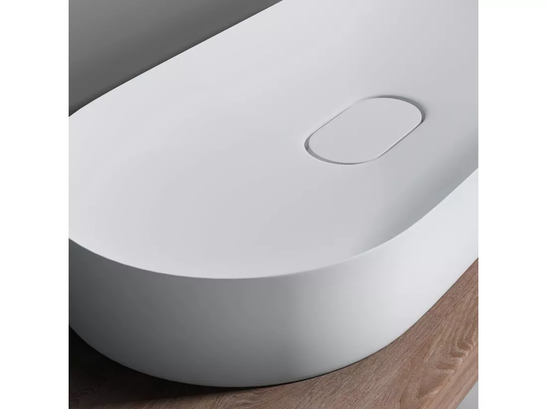 Vasque En Conglomérat Rea Iris 71 White
