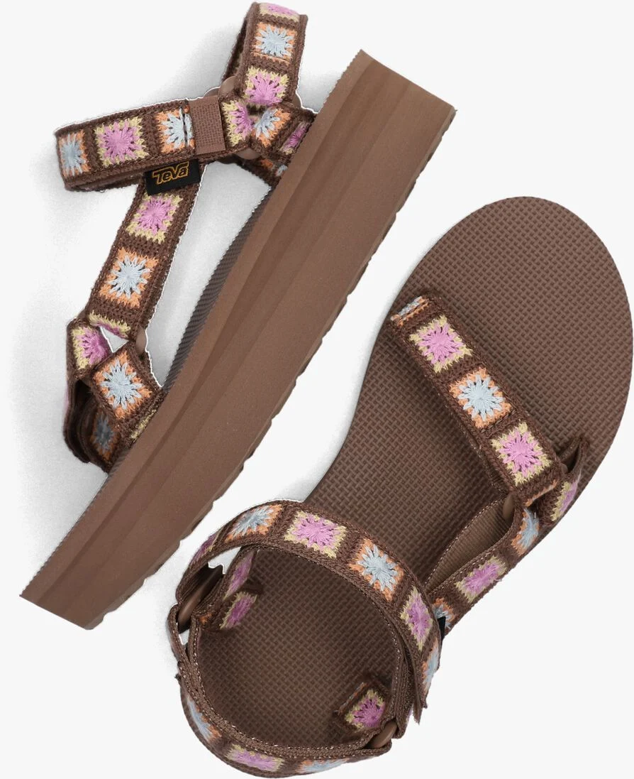 TEVA multi teva sandalen w flatform universal crochet