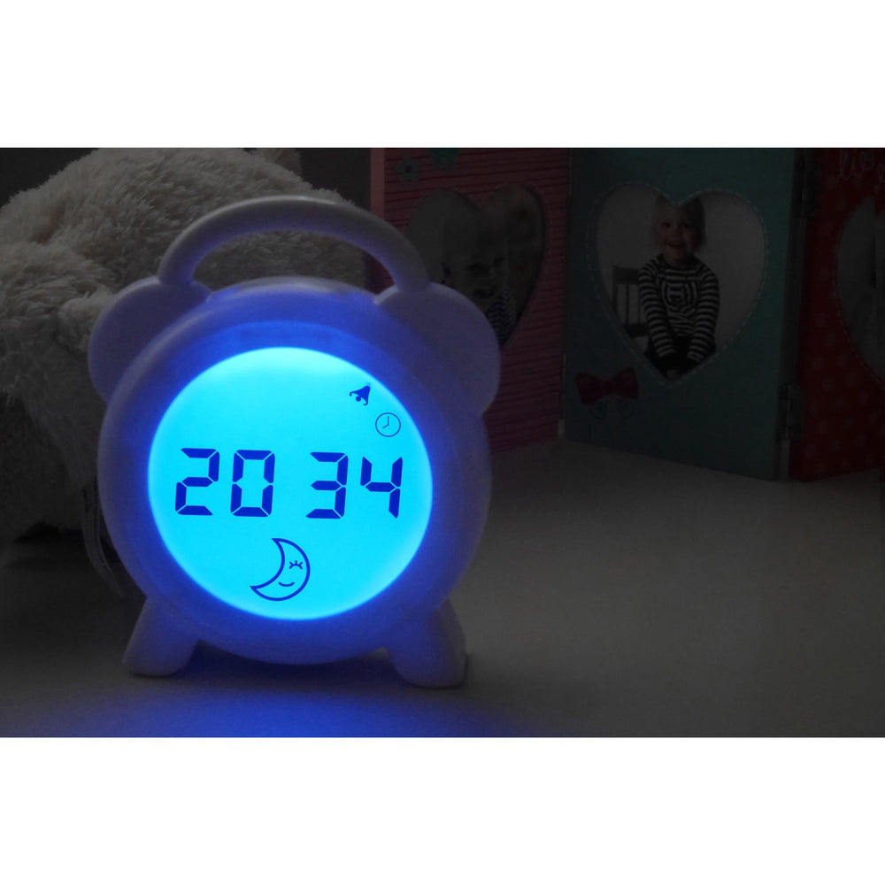 Køb Alecto Søvntræner Ur med Lampe & Alarm - Hvid