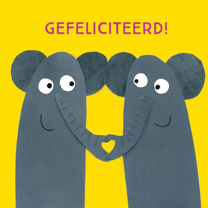 Loes Riphagen | Huwelijkskaart | Olifant